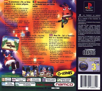 Rescue Shot (EU) box cover back